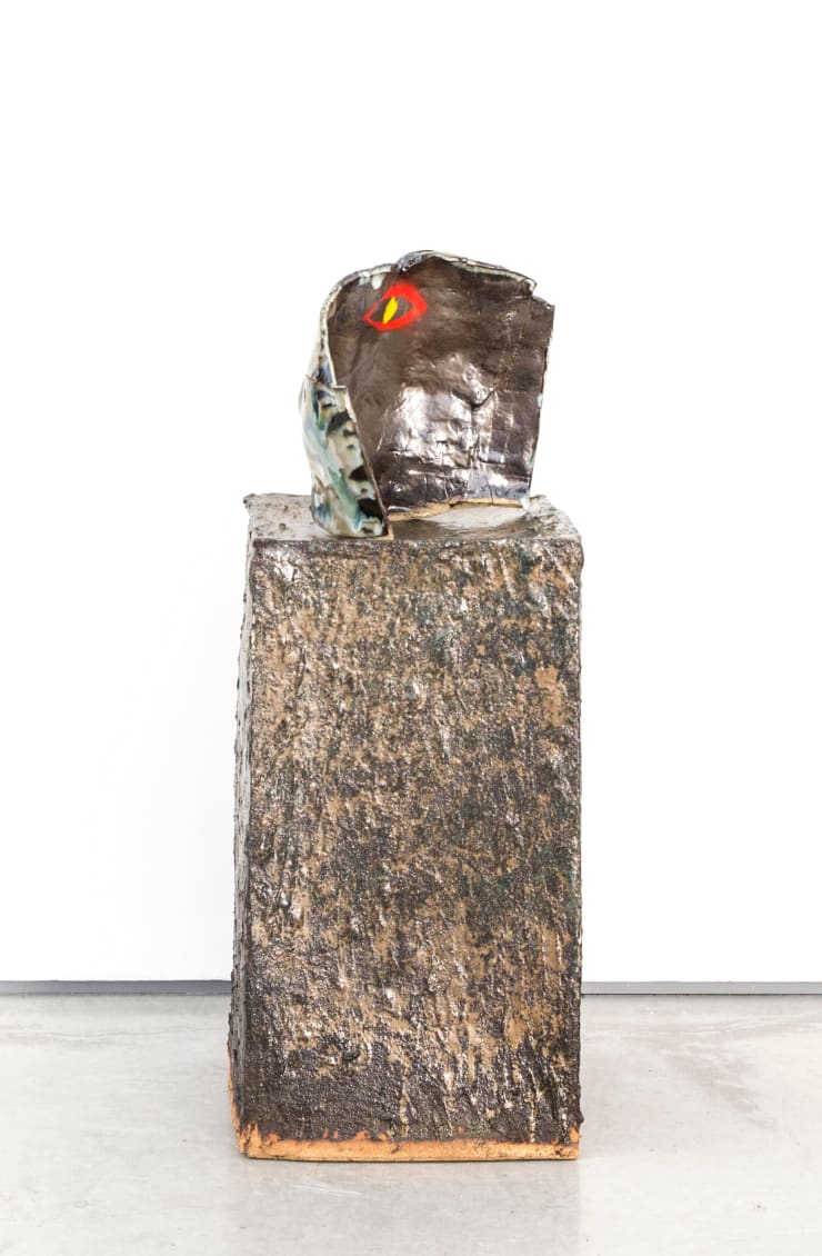 Laurence Owen Head, 2017 Glazed ceramic 280 x 280 mm