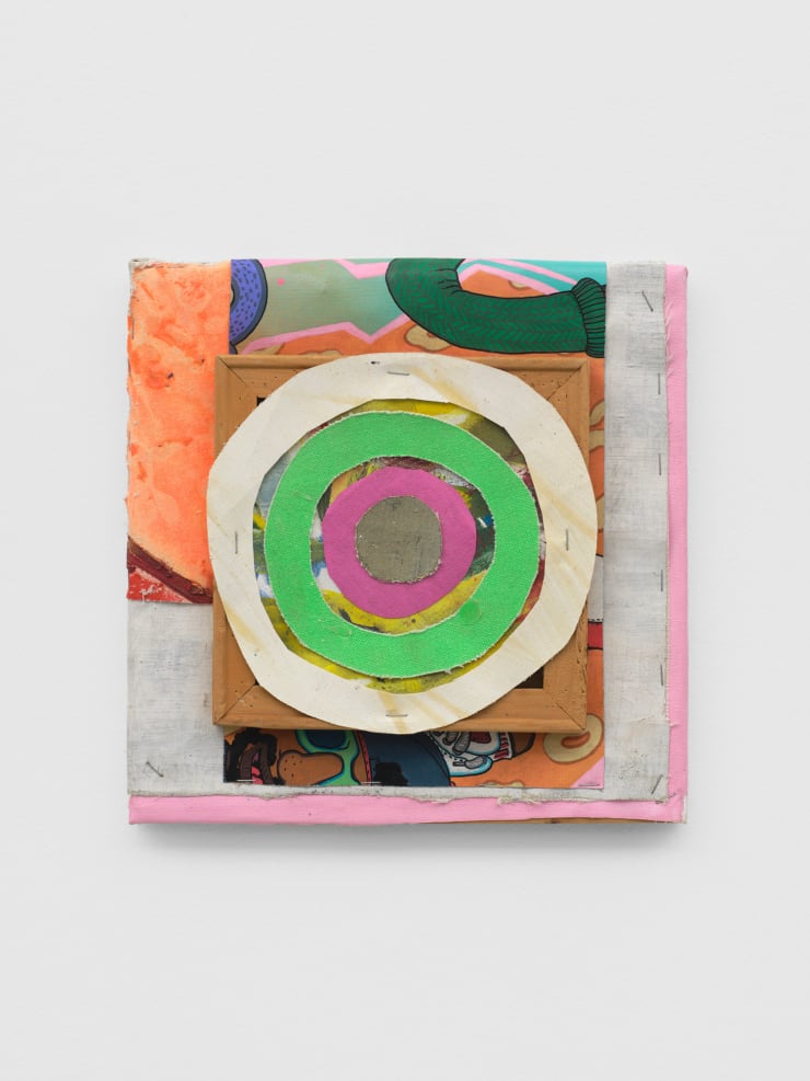 Bobby Dowler Painting-Object_01(c08-20), 2020 Paint and objects 30 x 30 cm 11 3/4 x 11 3/4 in