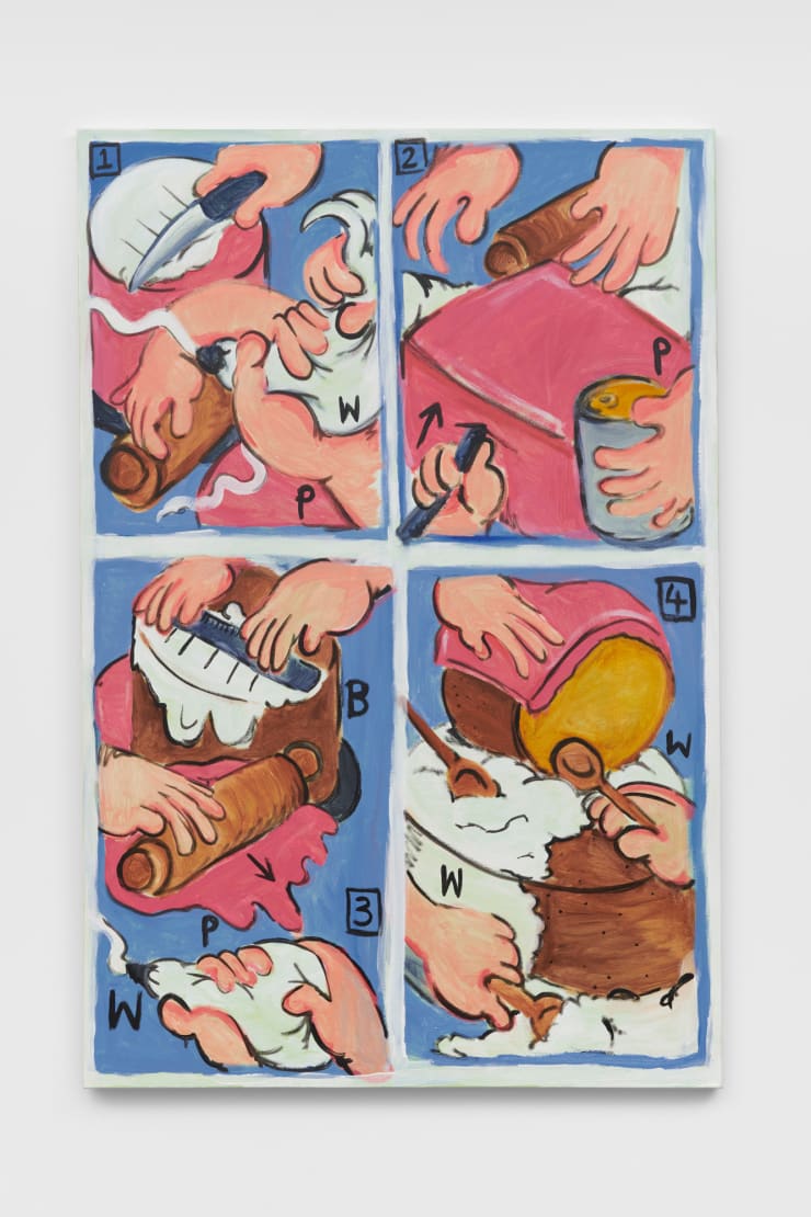 Olivia Sterling Titivate #1, 2020 Acrylic on canvas 1500mm x 1000mm