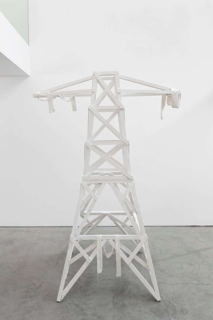Joe Sweeney A Gateway, 2023 Wood, plaster and calico 155 x 210 x 90 cm 61 x 82 5/8 x 35 3/8 in Dimensions approximate