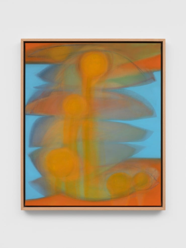 Julien Saudubray Study #27, 2023 Oil and dry pastel on canvas 60 x 50 cm 23 5/8 x 19 3/4 in