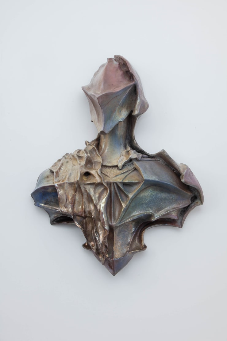 Bella Hunt & DDC Drive to Survive (Driver's Helmet), 2022 Glazed Ceramic 73 x 57 x 21 cm 28 3/4 x 22 1/2 x 8 1/4 in