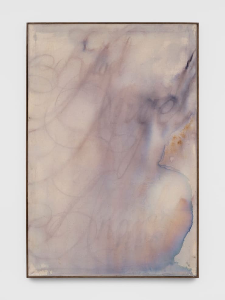 Allan Gardner Angel, 2024 Ink and Acrylic on canvas 120 x 90 cm 47 1/4 x 35 3/8 in