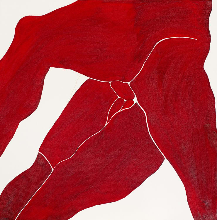 Alba Hodsoll b.1990Untitled, 2016 Signed and dated on reverse Oil on canvas 50 x 50cm