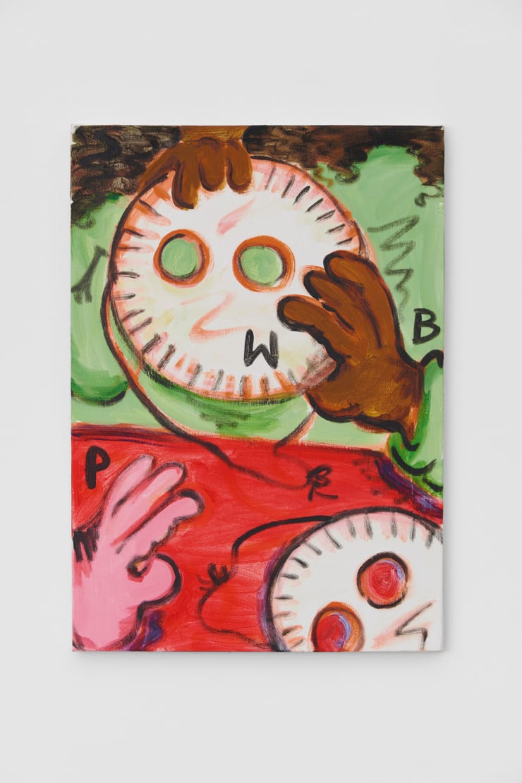 Olivia Sterling Whiteheads, 2020 Acrylic on canvas 592mm x 420 mm