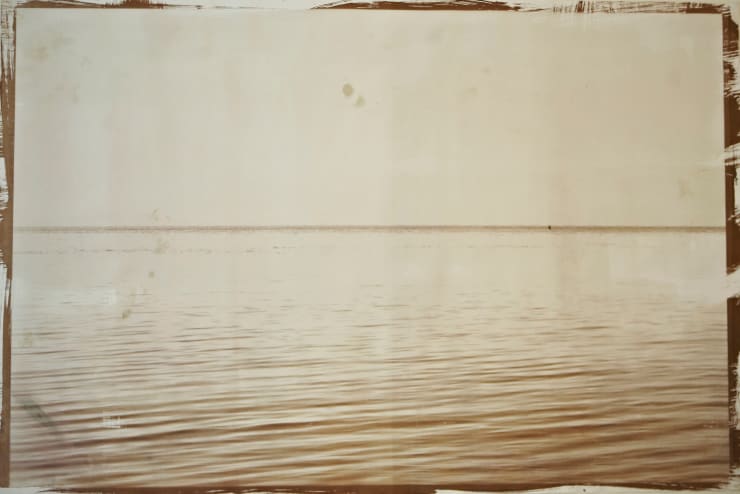 Walter & Zoniel The Nature Of Interdependence (54.922271, -3.571418), 2013 Salt print made from distilled sea water in shot 100 x 150 cm Edition 1/5 + VAT