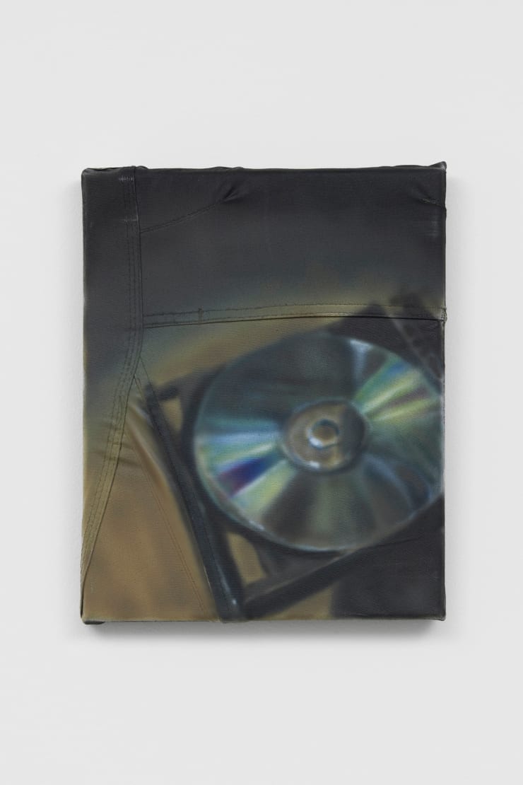 Jack Jubb Upcycled II, 2022 Acrylic on pants 30 x 21 cm 11 3/4 x 8 1/4 in