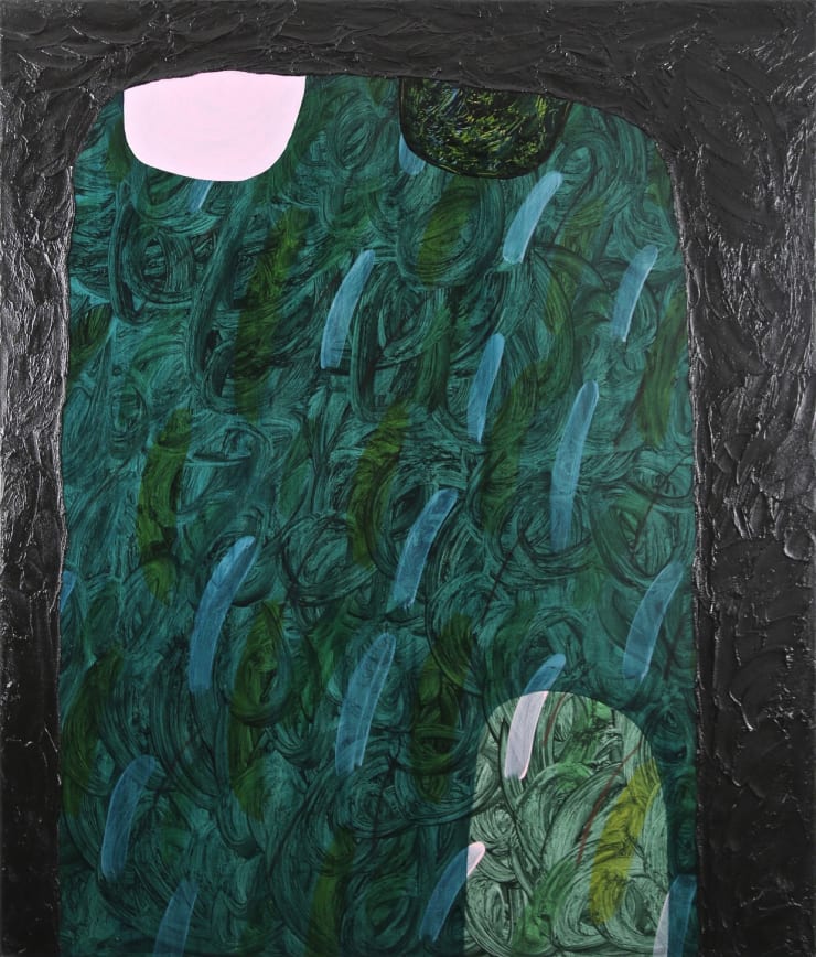 Sif Norskov Chapter 3, 2017 Oil, acrylic and crayon on canvas 1000 x 850 mm