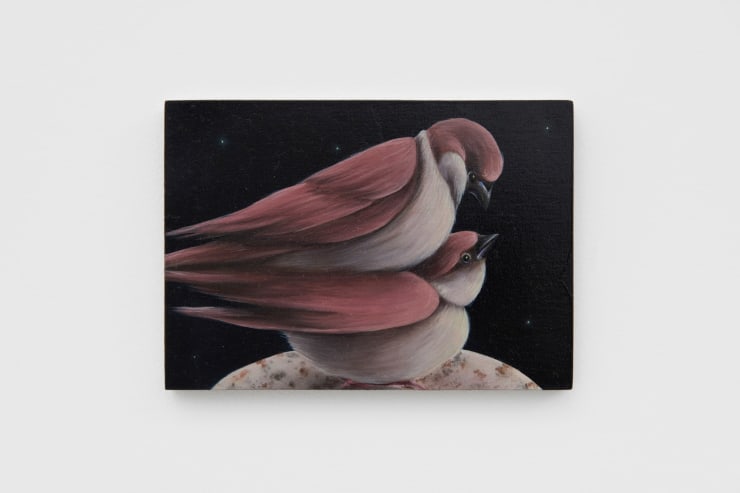 Natalia Gonzalez Martin I Can Be Undone, 2022 Oil on wood 12.7 x 17.6 x 2 cm 5 x 6 7/8 x 3/4 in