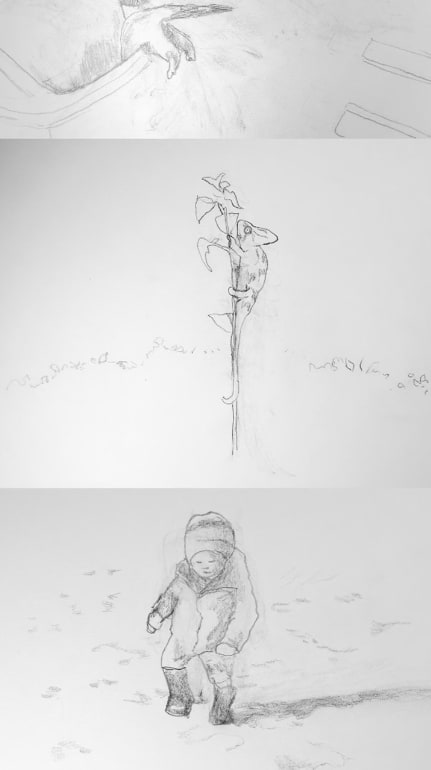 Claudia Bitrán, Falling, 2018