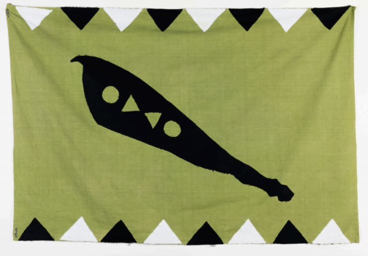 Dread Scott, Army of the Enslaved Flag (Ogun), 2019