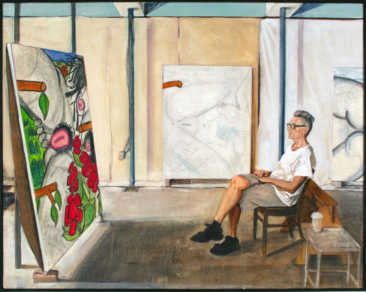 Joe Fig, Contemplation: Carroll Dunham, 2015
