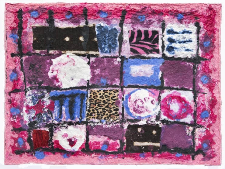 Joan Snyder, The Grid, 2012