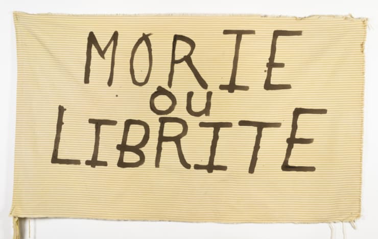 Dread Scott, Army of the Enslaved Flag (Librite), 2019