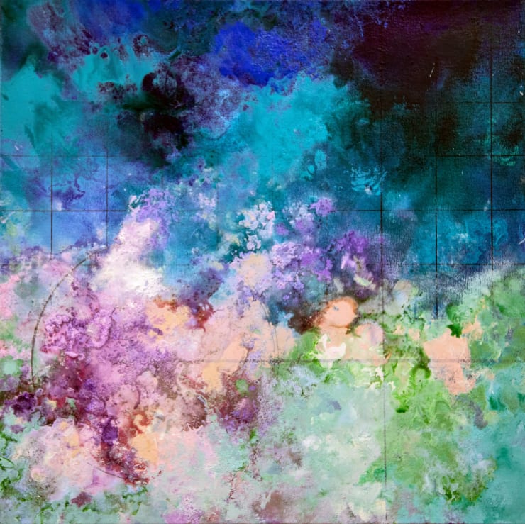 Diane Burko, Coral Life Cycle 1, 2018