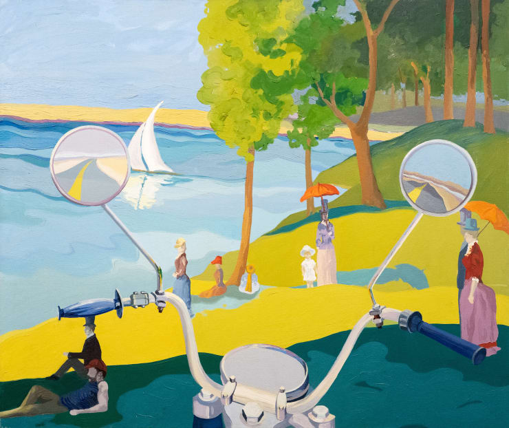 Diane Burko, Grande Jatte Study, 1969