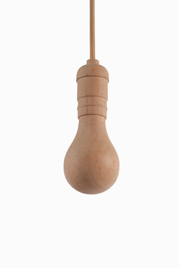 Malia Jensen, Lightbulb (turned), 2009