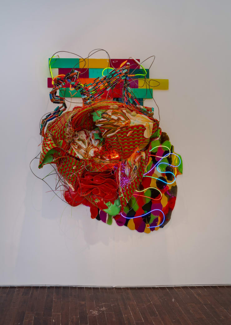 Judy Pfaff, Rood en Groen (voor Sjorsje), 2025