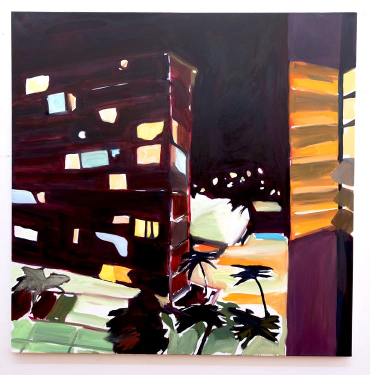 Maureen O'Leary, Beach Apartments with Amber Lights, 2019