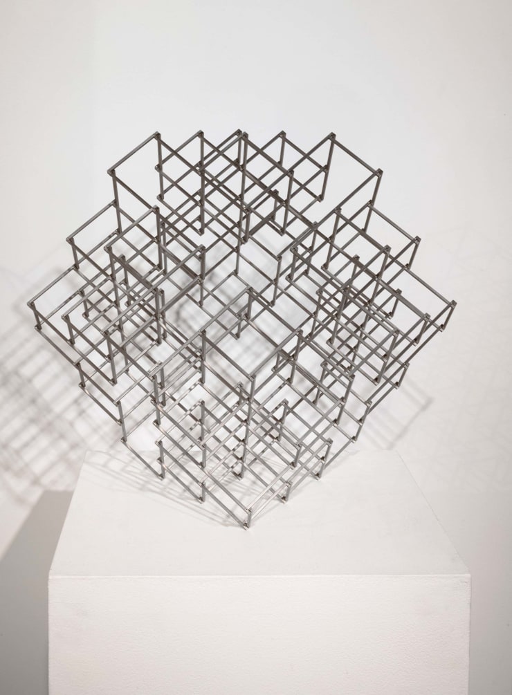 Alois Kronschlaeger, Stainless Steel Cross Cube, 2016