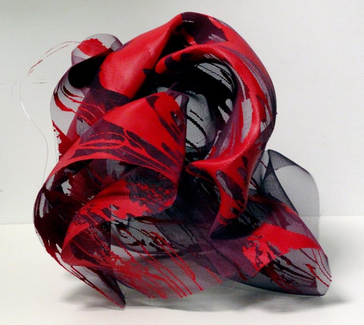 Alois Kronschlaeger, Untitled (Red on Purple), 2010