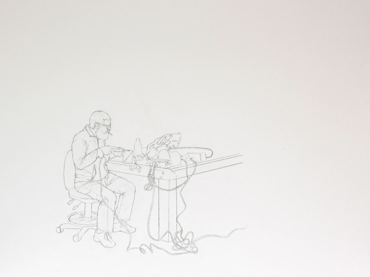 Joe Fig, Working: Roxy Paine, 2015