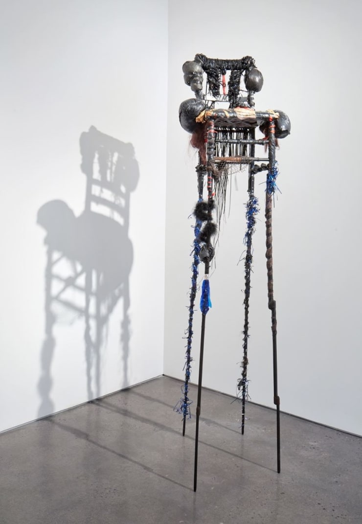 Wangechi Mutu, Blackthrone XII, 2012