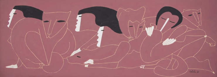Miguel Angel Batalla, Human Wave Series III (Mauve), 1981