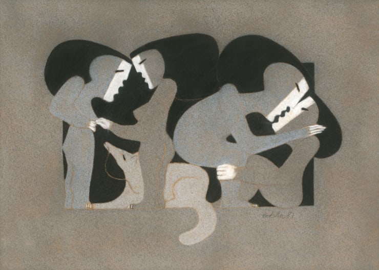 Miguel Angel Batalla, Initiation Grey, 1987