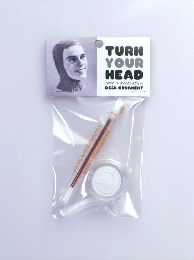 Dana Wyse, Turn your head into a decorative desk ornament, 2022