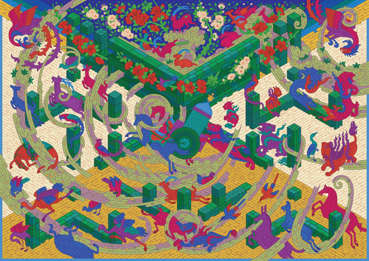 Homa Delvaray, From Horizon to Horizon, 2020