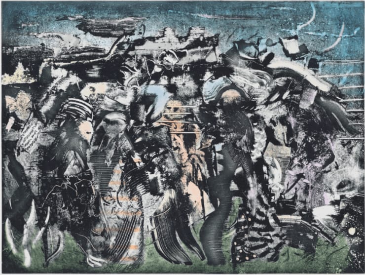 Ali Banisadr, Nocturne, 2019