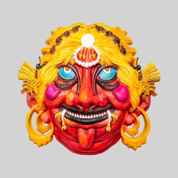 Ali Akbar Sadeghi, Mask No.4, 2022