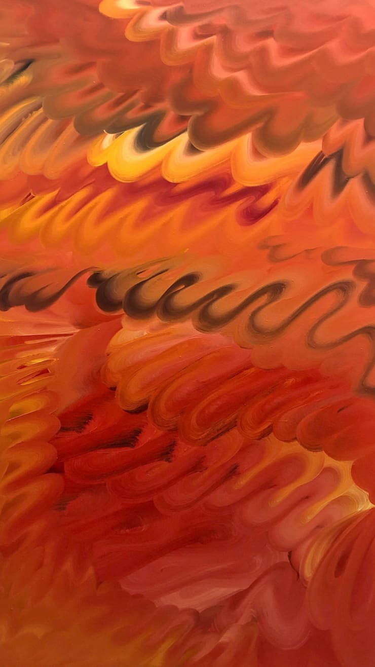 Kiarash Alimi, Orange Waves , 2021