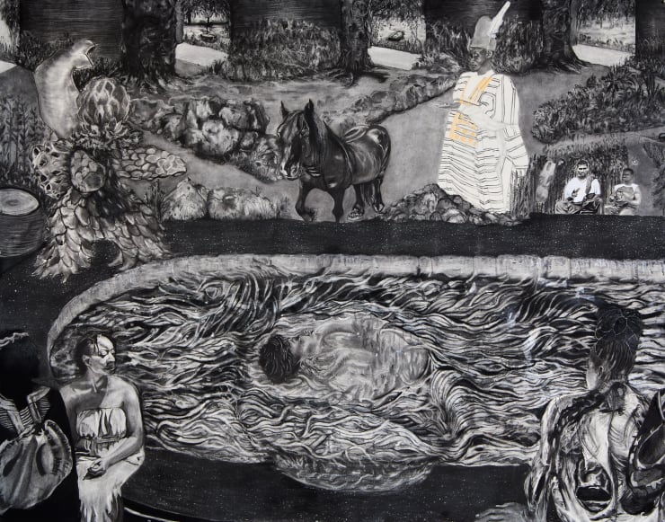 Ugonna Hosten, For the clarity of dawn (1/2 Diptych), 2024