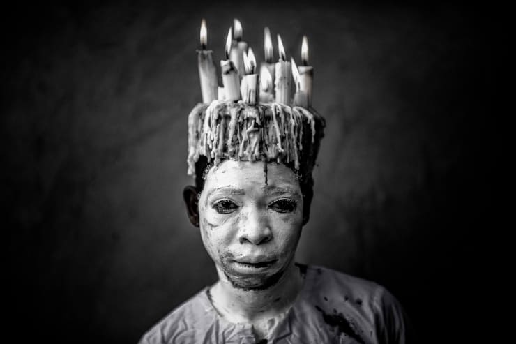 Mário Macilau, A candle man, Faith Series , 2018