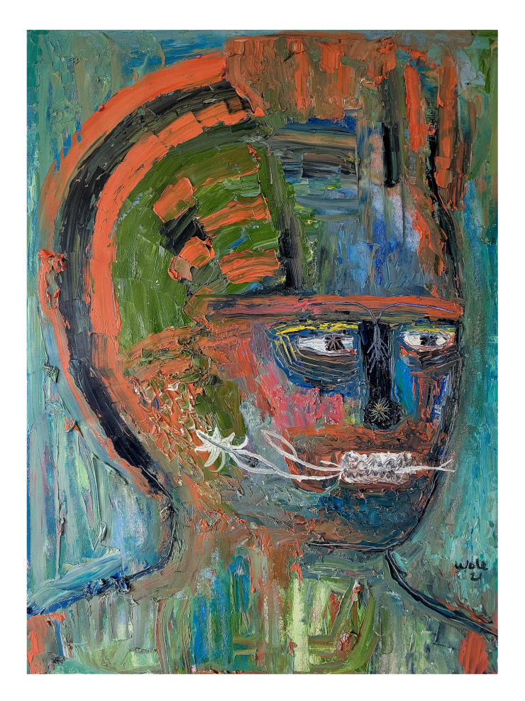 Wole Lagunju, Sweet Tongued man of God II , 2021