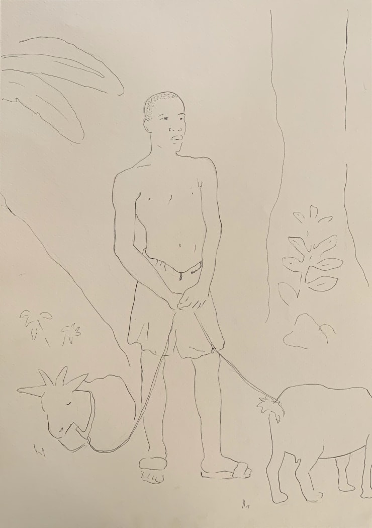 Sahara Longe, Ibrahim with Goats