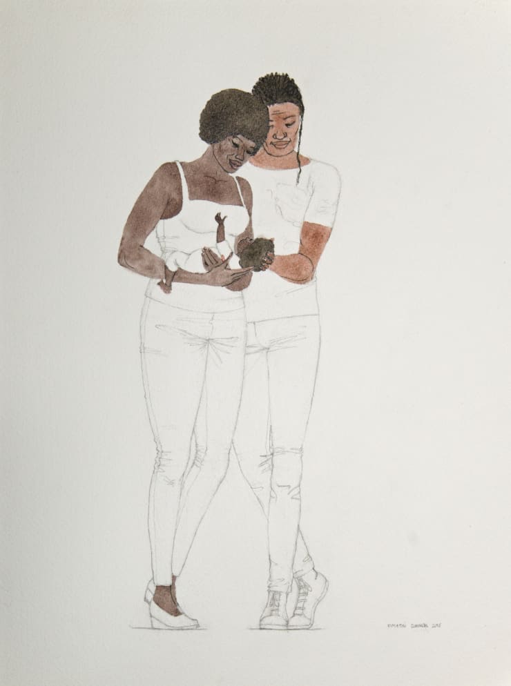 Kimathi Donkor, Flight into Egypt, 2018