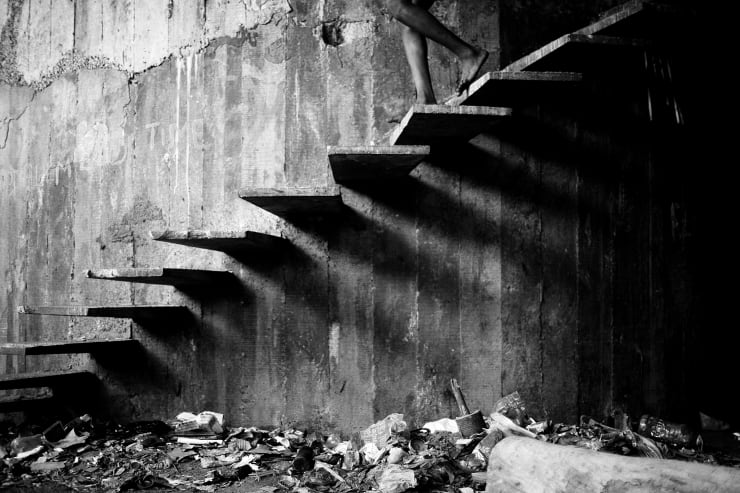 Mário Macilau, Stairs of Shadows, Growing in Darkness series, 2012