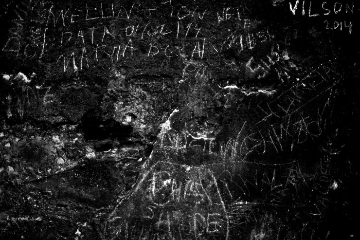 Mário Macilau, Writing on the Wall, Growing in Darkness series, 2012