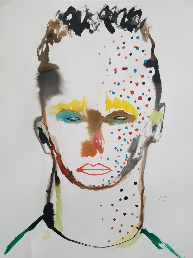 Wole Lagunju, Profile V, 2020