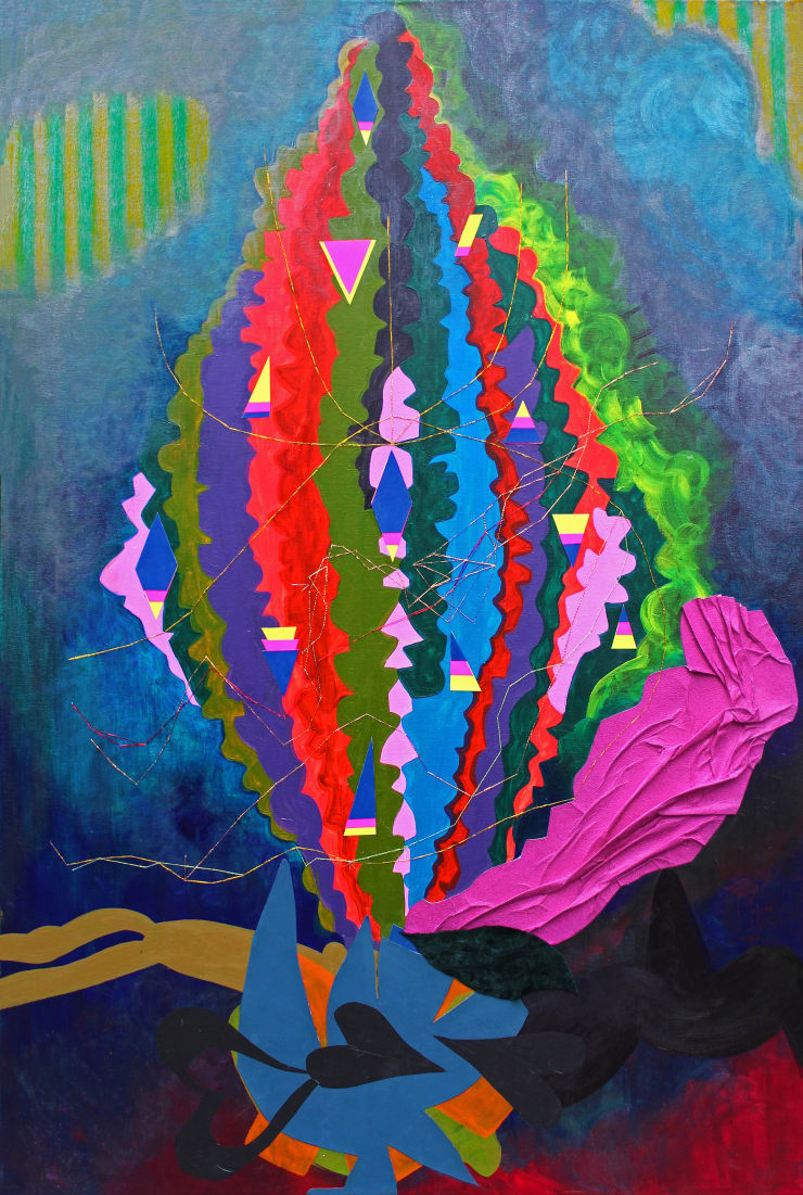 Tiffanie Delune, The Stolen Christmas Tree, 2019