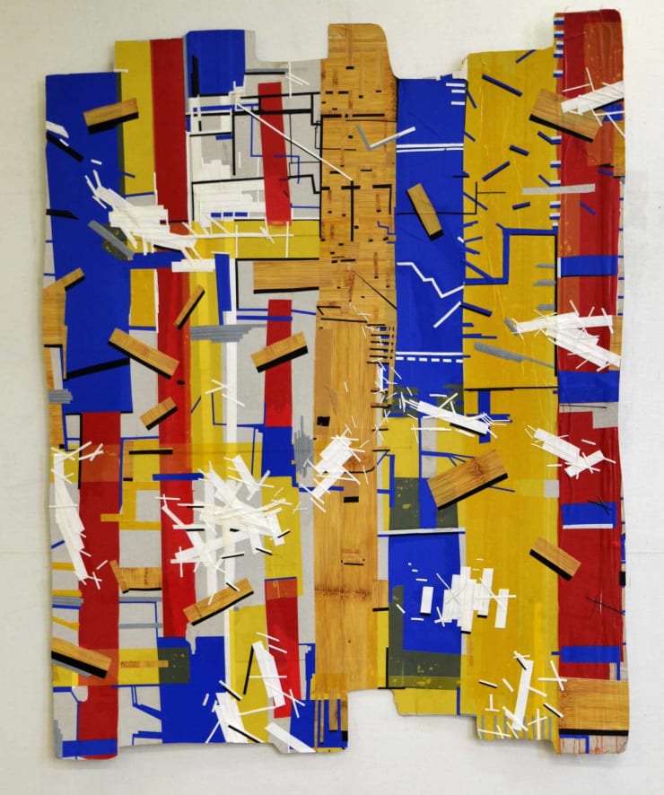 Marcin Dudek, Eight Scarves Sewn Together, 2013