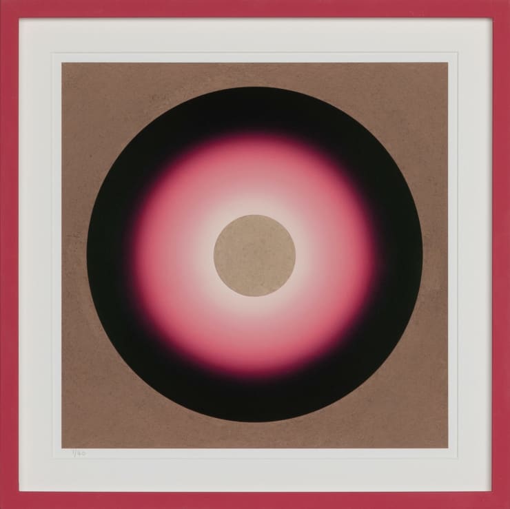 Jamie Strachan Sunyata 7 (Vajra), 2021 MEDIUM 71 x 71cm Giclée on Hahnemühle German Etching paper Framed with colour-coded Obeche Mounted with Float Border, under UV70 2mm glass Edition of 20