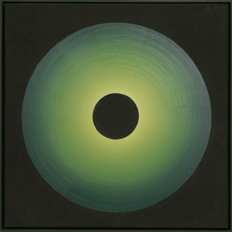 Jamie Strachan Green Tara, 2021 100 x 100cm Soil and acrylic on canvas