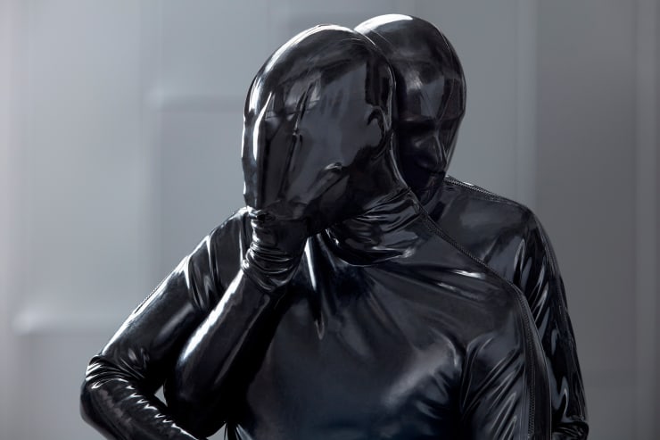 Blake Little, Josh and Leigh Gloved Kiss, 2019