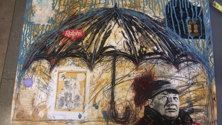 Jeffrey Vallance, Umbrella (Skum), 2016