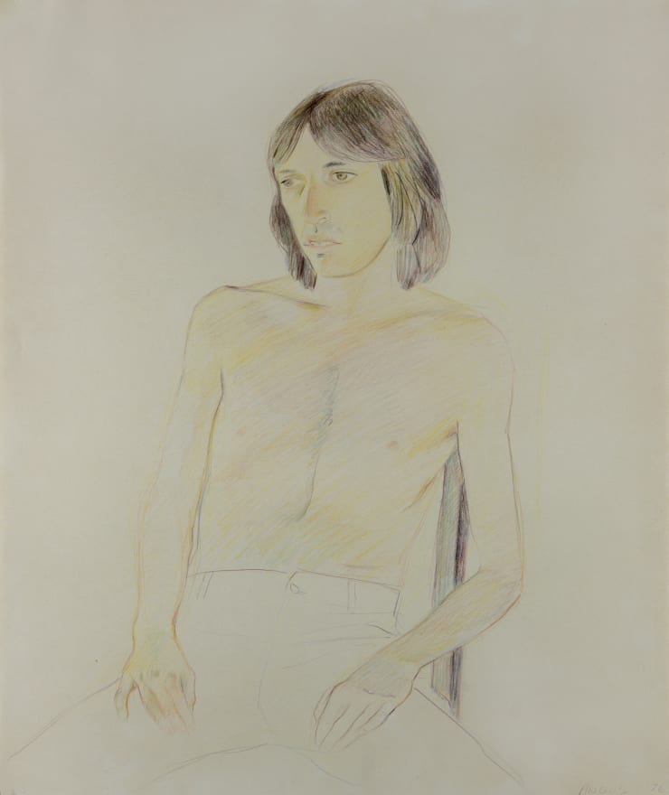Patrick Angus, Portrait of Don Saban, 1976