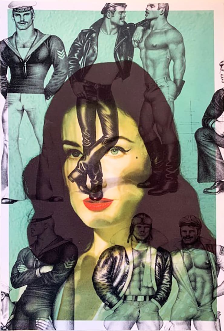 Tim Hailand, Dita Von Teese Los Angeles (on Tom of Finland toile), 2016